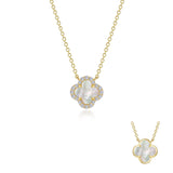 0.49 CTW Halo Necklace