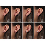 14K Rose Gold 3/4 CTW Lab-Grown Diamond Stud Earrings