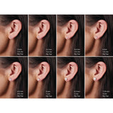 14K Yellow Gold Lab-Grown Alexandrite Earring