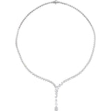 14K White Gold 5 1/2 CTW Lab-Grown Diamond 16 1/2