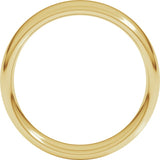 14K Yellow Gold 5.5 mm Comfort-Fit European-Style Band Size 6