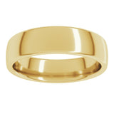 10K Yellow Gold 5.5 mm Comfort-Fit European-Style Band Size 9