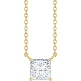 14K Yellow Gold 3/4 CT Lab-Grown Diamond Solitaire 18 