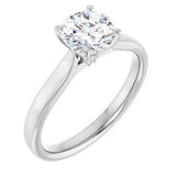 14K White Gold 1 CTW Lab-Grown Diamond Engagement Ring