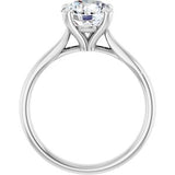 14K White Gold 2 CTW Lab-Grown Diamond Engagement Ring