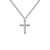 0.07 CTW Cross Necklace