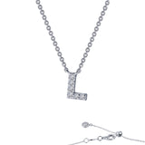 Letter L Pendant Necklace